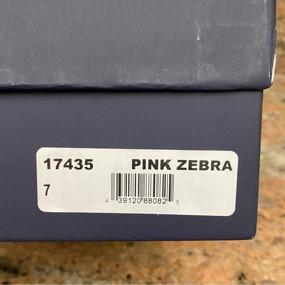 NEW Roberto Cavalli Zebra Print Tennis Shoe Pink Black - Picture 7 of 7